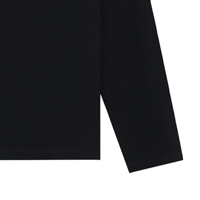 WE11DONE SS25 復古 logo 印花 長袖 T恤 黑色 男女款 WD-TT1-25-768-U-BK Shop WE11DONE SS25 復古 logo 印花 長袖 T恤 黑色 男女款 WD-TT1-25-768-U-BK