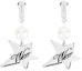 Order WE11DONE Star-Shaped Brass Earrings with Swarovski Pearl Unisex Silver WD-AJ3-22-510-U-SV