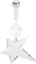 Purchase WE11DONE Star-Shaped Brass Earrings with Swarovski Pearl Unisex Silver WD-AJ3-22-510-U-SV