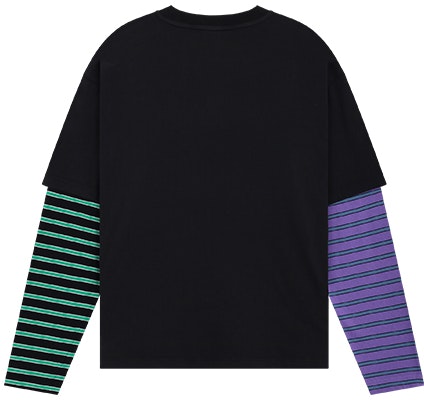 WE11DONE 條紋字母印花長袖圓領T恤 男女同款. WD-TT0-24-877-U Lookbook WE11DONE 條紋字母印花長袖圓領T恤 男女同款. WD-TT0-24-877-U