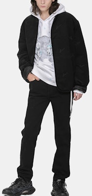 WE11DONE Hoodie Grafik Beruang Putih Unisex. WD-TH9-20-118-U-WH Shop WE11DONE Hoodie Grafik Beruang Putih Unisex. WD-TH9-20-118-U-WH