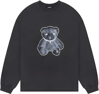 WE11DONE 小熊珍珠項鍊印花長袖T恤 深灰色 WD-TT9-20-116-U-CH Buy WE11DONE 小熊珍珠項鍊印花長袖T恤 深灰色 WD-TT9-20-116-U-CH