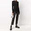 Purchase WE11DONE Unisex Black Slim Fit Ribbed Long Sleeve Knit Top WD-KO8-200-44-U-BK