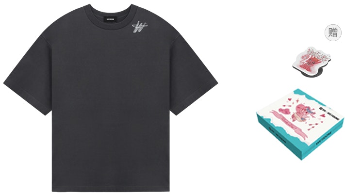 WE11DONE 中性炭灰色圖案標誌短袖T恤。 WD-TP6-20-073-U-CH Buy WE11DONE 中性炭灰色圖案標誌短袖T恤。 WD-TP6-20-073-U-CH