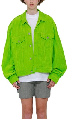 WE11DONE 男女通用燙印標誌燈芯絨外套. WD-JK8-20-079-M-LM Buy WE11DONE 男女通用燙印標誌燈芯絨外套. WD-JK8-20-079-M-LM