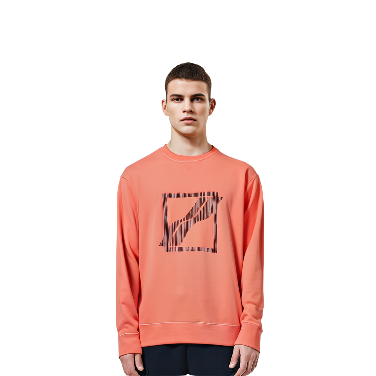 Sizing WE11DONE 男女款圓領標誌印花長袖衛衣 WD-TS1-21-504-U-NO