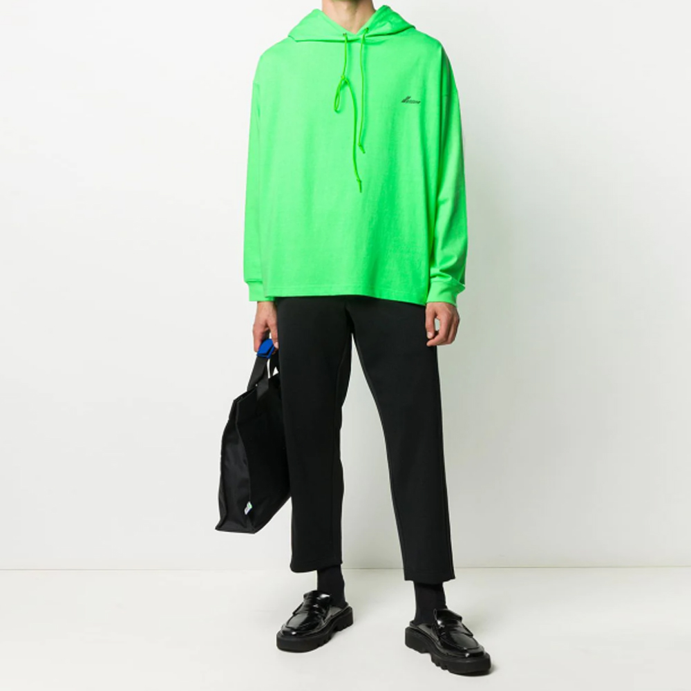 WE11DONE Unisex Green Drawstring Hoodie WD-TP4-207-03-U-GR 圖 3