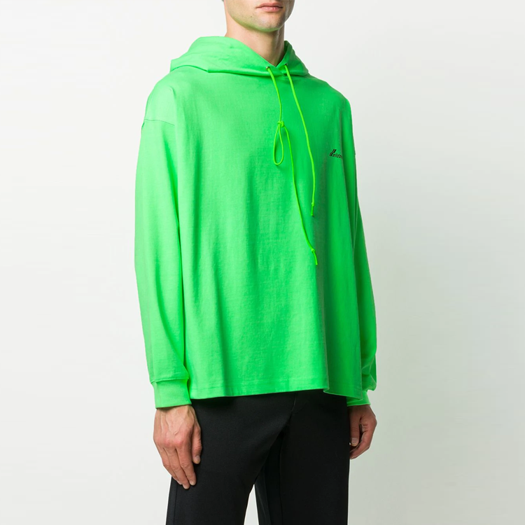 WE11DONE Unisex Green Drawstring Hoodie WD-TP4-207-03-U-GR 圖 4