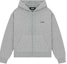 Buy WE11DONE 男女款灰色字母印花拉鍊連帽外套 WD-KJ2-24-605-W-GY