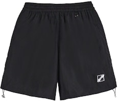 WE11DONE Unisex High-Street Loose Fit Mid-Waist Casual Shorts Black. WD-PT1-21-256-U-BK WE11DONE Unisex High-Street Loose Fit Mid-Waist Casual Shorts Black. WD-PT1-21-256-U-BK