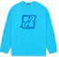 Buy WE11DONE Unisex Light Blue Logo Print Crewneck Pullover Sweatshirt. WD-TT3-21-556-U-SK