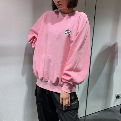 WE11DONE 男女同款Logo印花圓領套頭衫螢光粉色。 WD-TS1-21-512-U-NP Purchase WE11DONE 男女同款Logo印花圓領套頭衫螢光粉色。 WD-TS1-21-512-U-NP