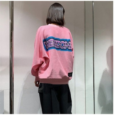 WE11DONE 男女同款Logo印花圓領套頭衫螢光粉色。 WD-TS1-21-512-U-NP Details for WE11DONE 男女同款Logo印花圓領套頭衫螢光粉色。 WD-TS1-21-512-U-NP