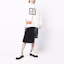Shop WE11DONE Unisex Oversized Logo Print Crewneck Sweatshirt White WD-TS3-21-555-U-WH