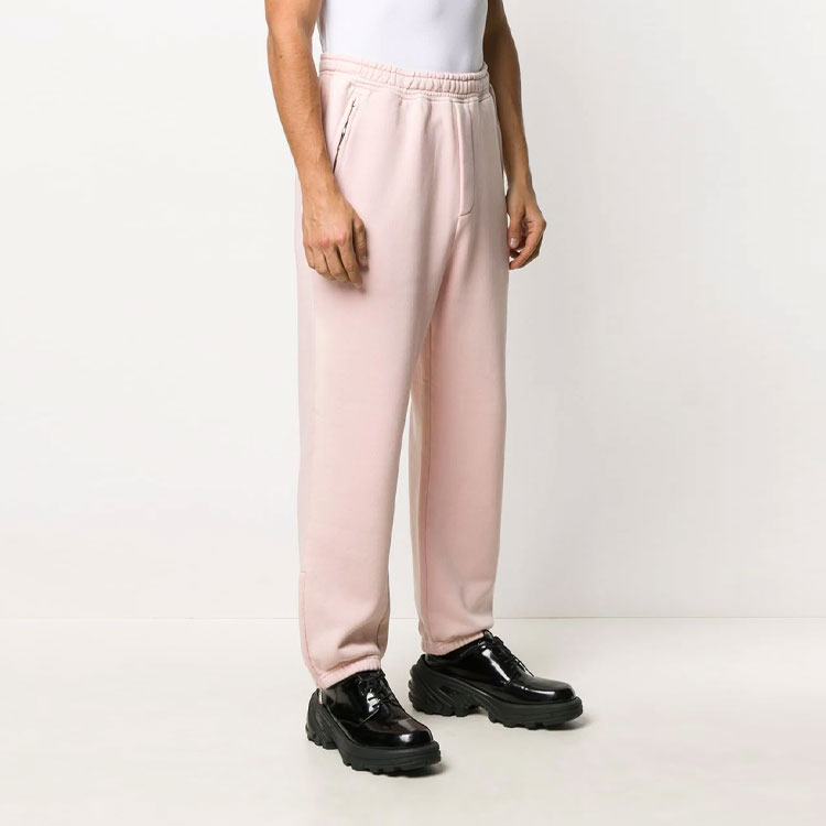 Purchase WE11DONE 男女款粉色Logo水洗直筒拉鍊運動褲 WD-TA8-20-110-U-PK