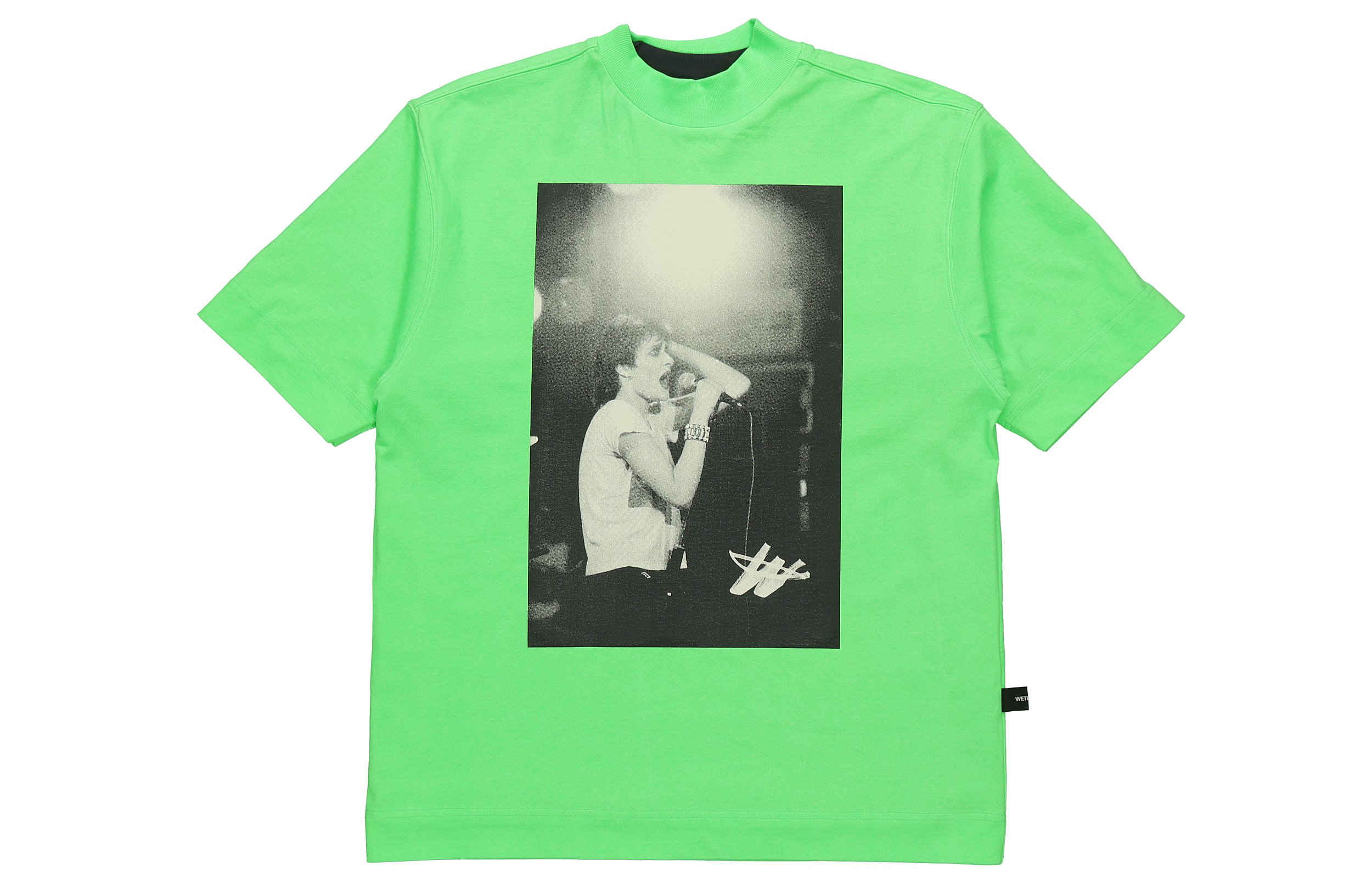 WE11DONE Unisex Reversible Crewneck Short Sleeve T-Shirt Charcoal WD-TP6-20-030-U-CH