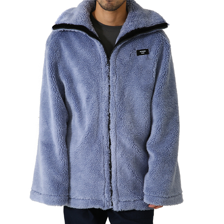 Lookbook WE11DONE 男女款藍色仿皮草外套 WD-JP9-20-052-U-BL