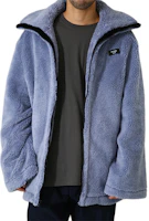 Details for WE11DONE Unisex Solid Faux Fur Jacket Blue WD-JP9-20-052-U-BL