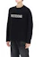 Shop WE11DONE Unisex Washed Black Long Sleeve T-Shirt with Pearl Pattern. WD-TT2-24-779-U-BK