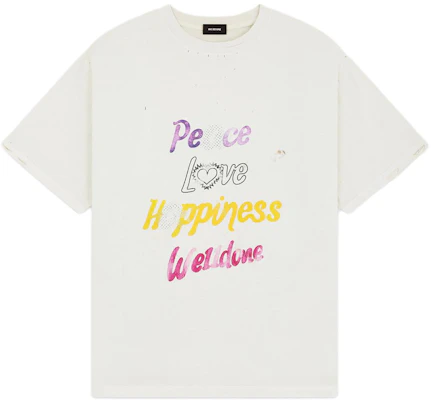 WE11DONE 復古印花標誌羅紋圓領中性短袖T恤 白色 WD-TT0-24-705-U-WH Buy WE11DONE 復古印花標誌羅紋圓領中性短袖T恤 白色 WD-TT0-24-705-U-WH