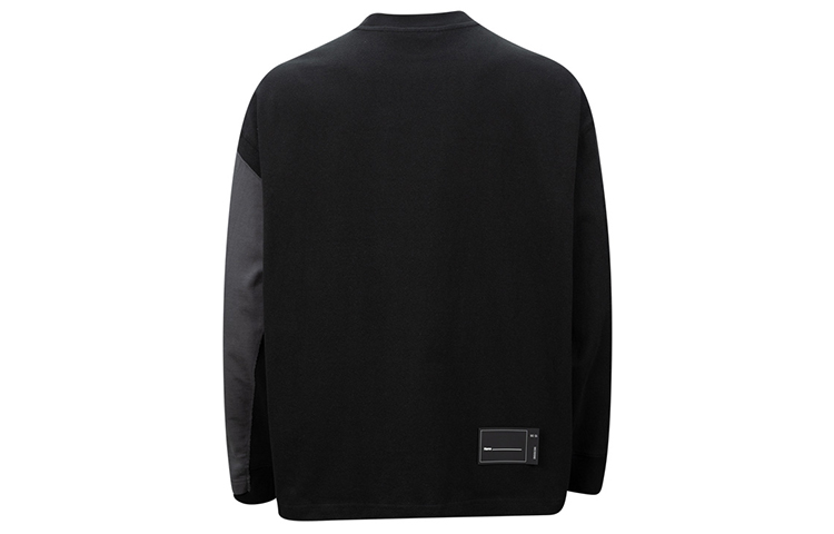 Lookbook WE11DONE WD Logo 配色長袖T恤 男女款 黑色. WD-TP7-20-083-U-BK