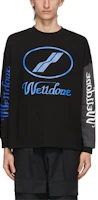 Purchase WE11DONE WD Logo 配色長袖T恤 男女款 黑色. WD-TP7-20-083-U-BK