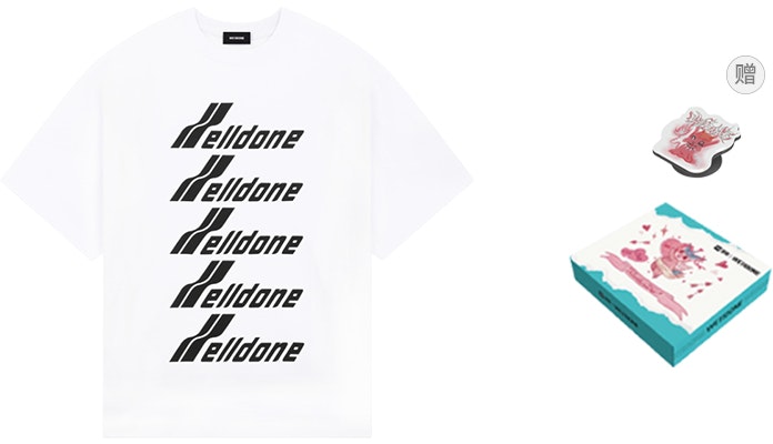 WE11DONE White Classic Logo Print Unisex Crewneck T-Shirt WD-TP6-20-074-U-WH Buy WE11DONE White Classic Logo Print Unisex Crewneck T-Shirt WD-TP6-20-074-U-WH