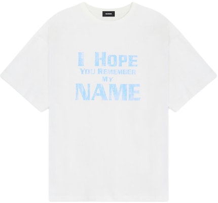 WE11DONE 白色Logo印花刺繡羅紋圓領寬鬆版T恤 WD-TT2-24-760-U-WH Order WE11DONE 白色Logo印花刺繡羅紋圓領寬鬆版T恤 WD-TT2-24-760-U-WH