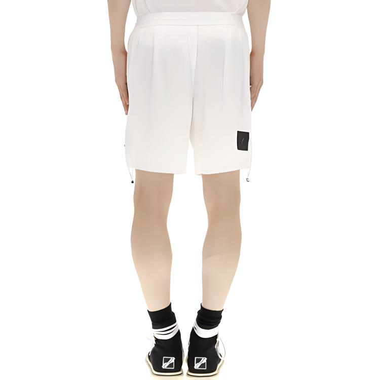 Lookbook WE11DONE White Unisex Elastic Waist Casual Shorts WD-PT1-21-256-U-WH