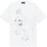 WE11DONE White Unisex Printed Crewneck Short Sleeve T-Shirt. WD-TT2-24-746-U-WH WE11DONE White Unisex Printed Crewneck Short Sleeve T-Shirt. WD-TT2-24-746-U-WH