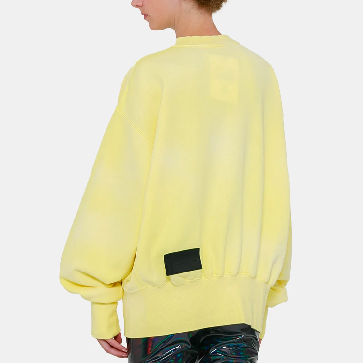 WE11DONE Yellow Letter Pattern Long Sleeve Sweatshirt Unisex Couple Style WD-TS8-20-098-U-YE 圖 5