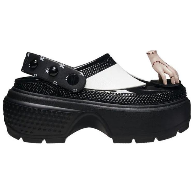 Lookbook Wednesday x Crocs Stomp Clog 'Wednesday Addams' Edisi. 210214-001