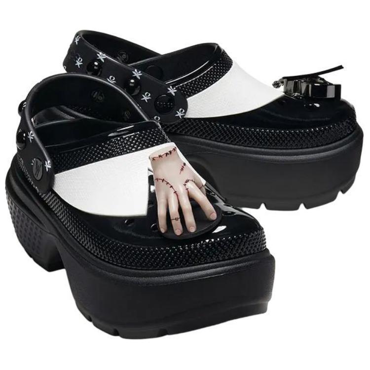Purchase Wednesday x Crocs Stomp Clog 'Wednesday Addams' Edisi. 210214-001