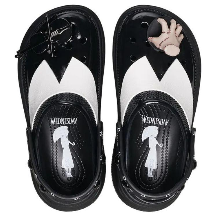 Details for Wednesday x Crocs Stomp Clog 'Wednesday Addams' Edisi. 210214-001