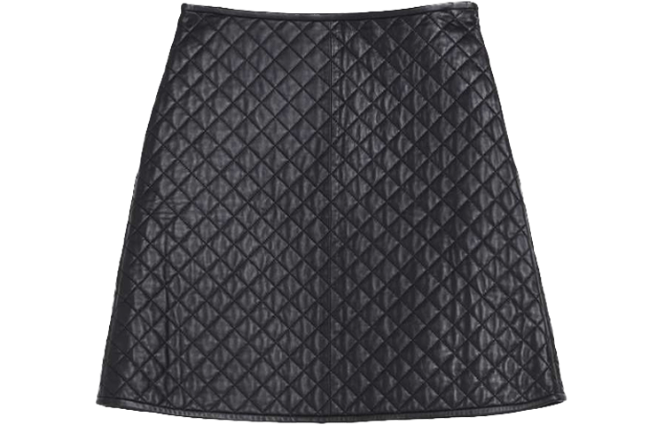 WEEKEND MaxMara Bernini Solid A-Line Skirt Black - Perfect Gift Option 5406011306002-BERNINI