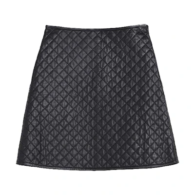WEEKEND MaxMara Bernini Solid A-Line Skirt Black - Perfect Gift Option 5406011306002-BERNINI