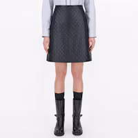 Shop WEEKEND MaxMara Bernini 黑色純色A字裙 - 完美禮物選擇 5406011306002-BERNINI