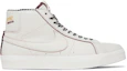 Buy Nike SB Blazer Mid 皮革 圓頭繫帶 舒適百搭 耐磨輕便 高筒 滑板鞋 男款 白銀色