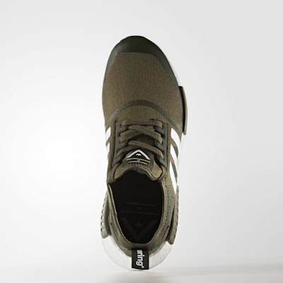 White Mountaineering x adidas NMD_R1 Trail PK 'Trace Olive' CG3647 Lookbook White Mountaineering x adidas NMD_R1 Trail PK 'Trace Olive' CG3647