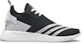 White Mountaineering x adidas NMD_R2 Primeknit 'Core Black' Hitam Teras CG3648