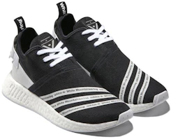 Shop White Mountaineering x adidas NMD_R2 Primeknit '核心黑' CG3648