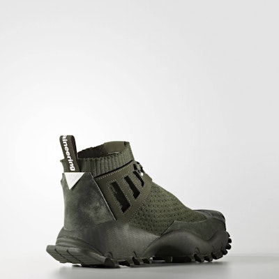 White Mountaineering x adidas Seeulater Alledo Primeknit 'Olive' CG3667 Lookbook White Mountaineering x adidas Seeulater Alledo Primeknit 'Olive' CG3667