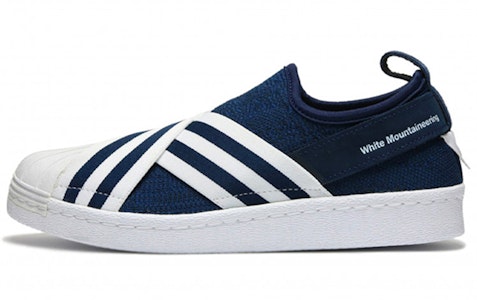 화이트 마운티니어링 x 아디다스 슈퍼스타 슬립온 PK '네이비' BY2879 Buy 화이트 마운티니어링 x 아디다스 슈퍼스타 슬립온 PK '네이비' BY2879