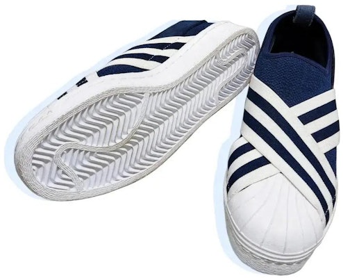 ホワイトマウンテニアリング×adidas スーパースタースリッポンPK "ネイビー" BY2879 Purchase ホワイトマウンテニアリング×adidas スーパースタースリッポンPK "ネイビー" BY2879