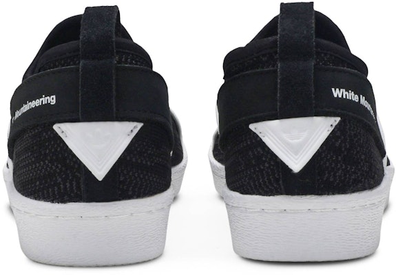 White Mountaineering x 阿迪达斯 Superstar 无鞋带 PK '黑白' BY2880 Details for White Mountaineering x 阿迪达斯 Superstar 无鞋带 PK '黑白' BY2880