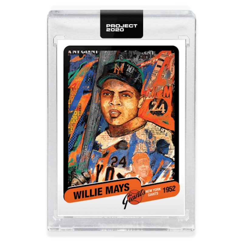 Willie Mays 1952 Topps Project 2020 Andrew Thiele  /1464 #15