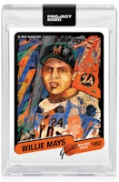 Willie Mays 1952 Topps Project 2020 Andrew Thiele /1464 #15 Willie Mays 1952 Topps Project 2020 Andrew Thiele /1464 #15