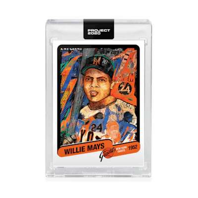 Willie Mays 1952 Topps Project 2020 Andrew Thiele /1464 #15