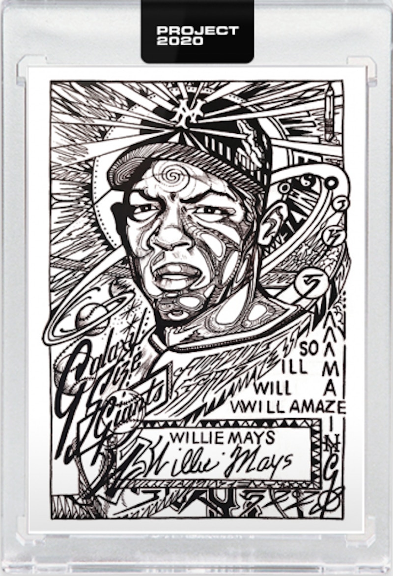 Buy 윌리 메이스 52 Topps 프로젝트 JK5 (#48/1556)
