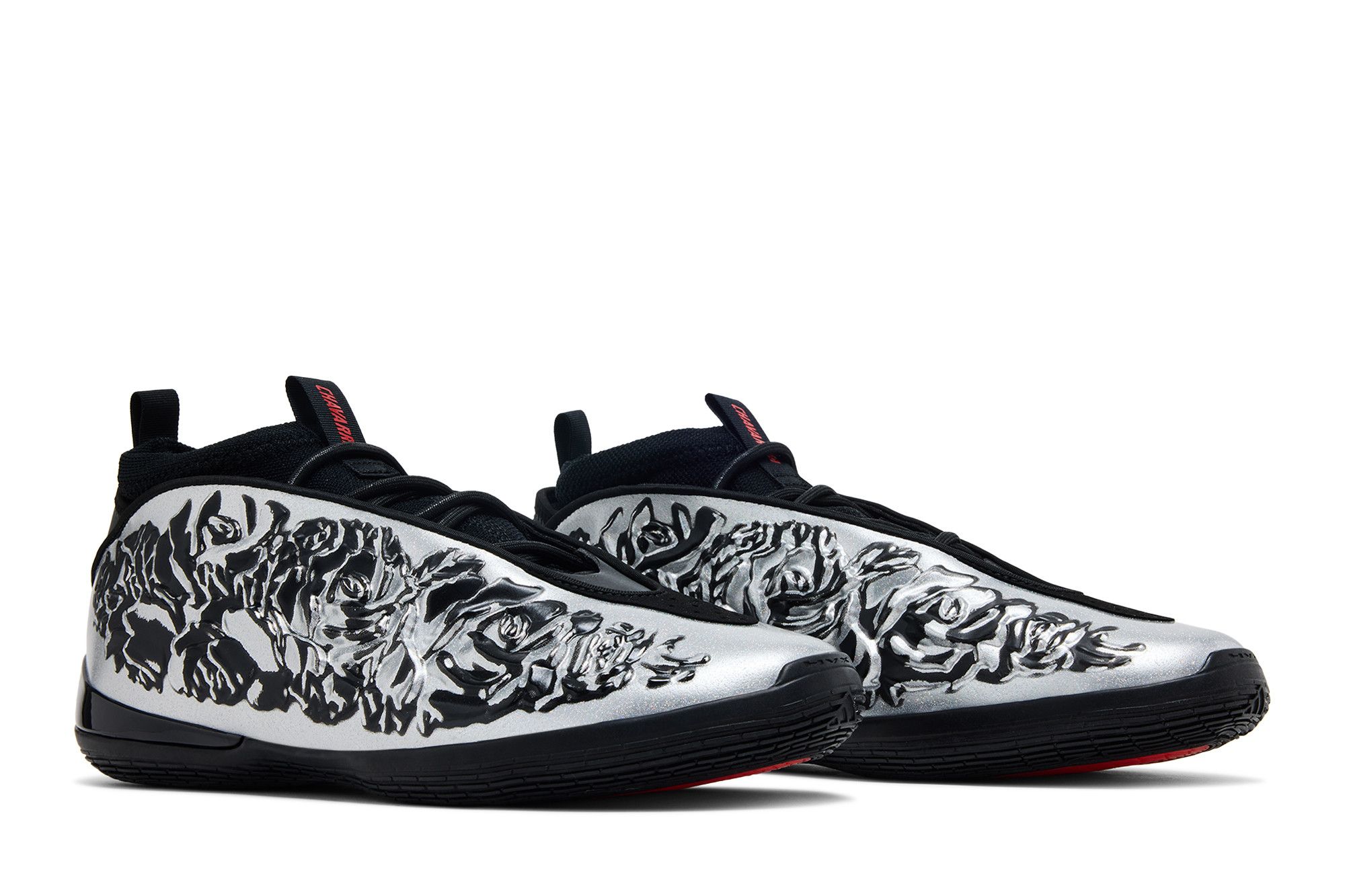 Cheap Willy Chavarria x adidas Harden 10 ''Argento Metallizzato Nero Rosso'' KJ2032